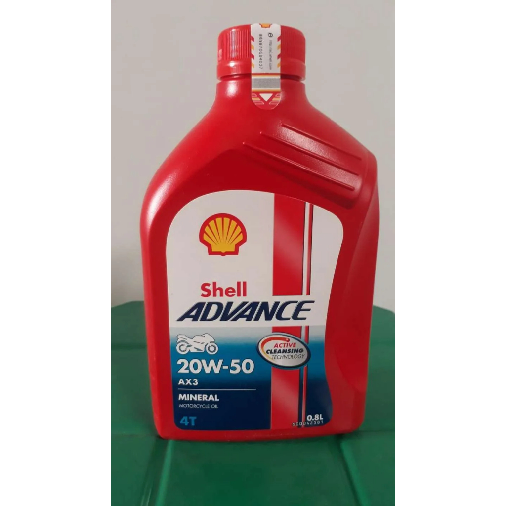 OLI SHELL AX3 20W50 0,8L SHELL ADVANCE