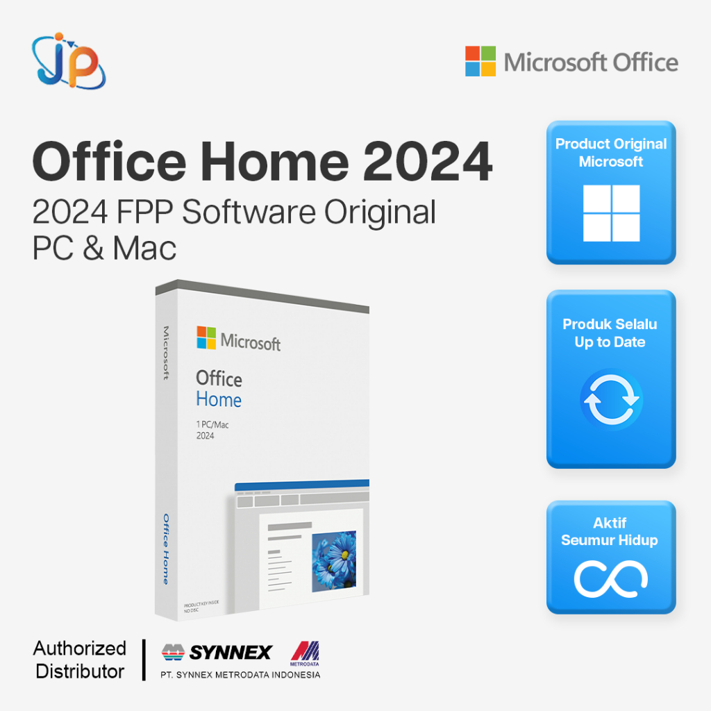 Microsoft Office Home 2024 FPP Software Original Pc & Mac