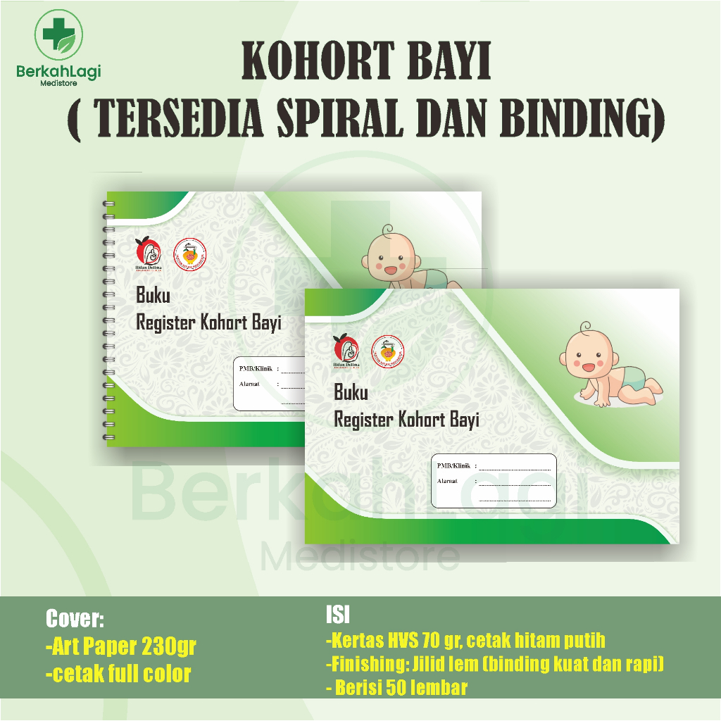 Buku Kohort Bayi, Register Kohort Bayi, Buku Bidan