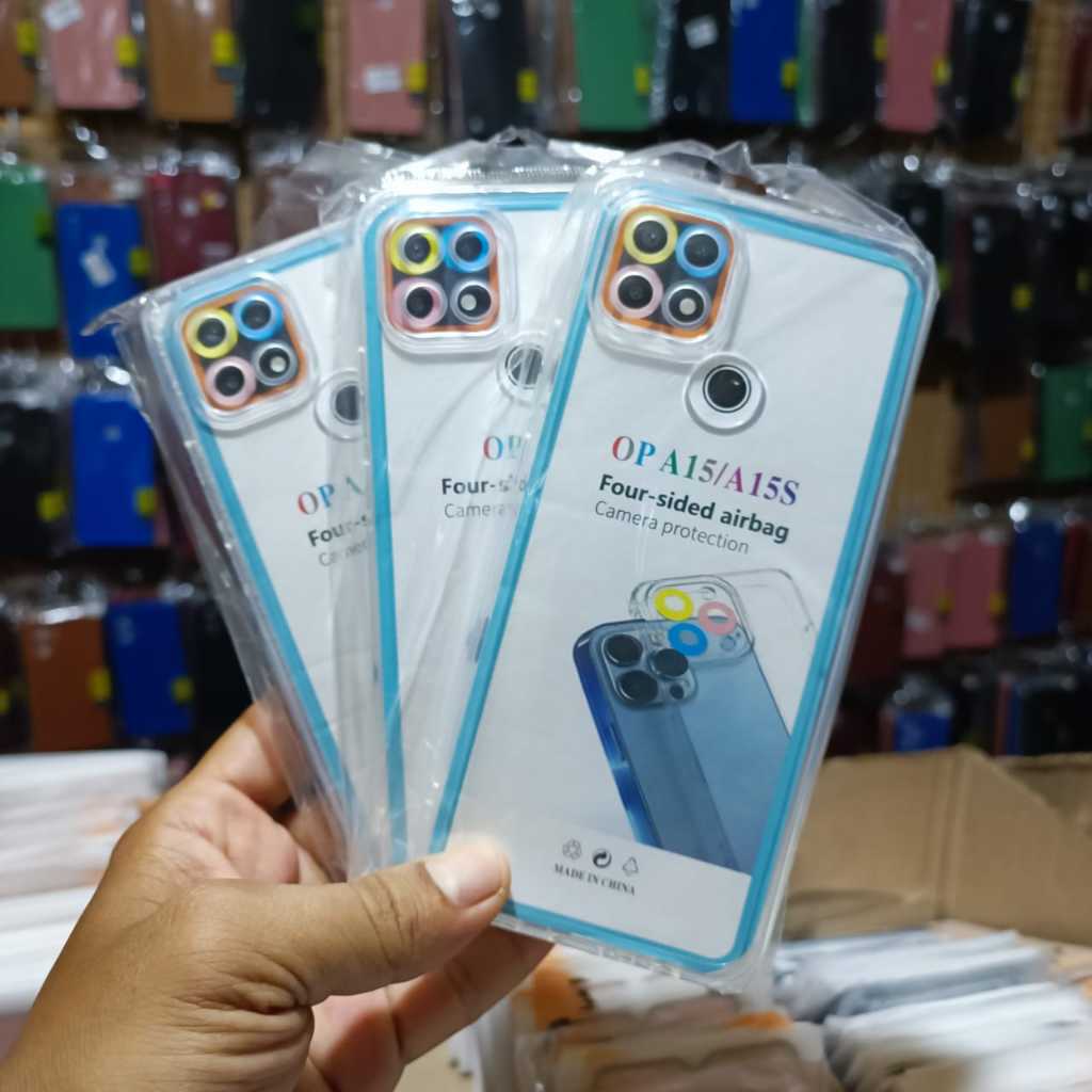 OPPO A15 / A15S CASE AIRBAG RING CAMERA PROTECT