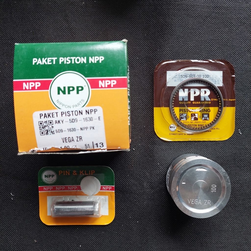 Piston Kit Ring Seher NPP. Vega ZR,Jupiter Z/Robot. Oversize 50,100