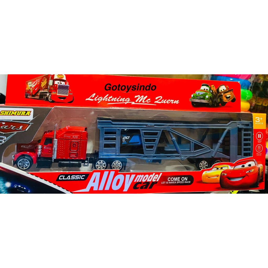 Diecast Truck Trailer "Lightning McQueen" GN_Q186-191