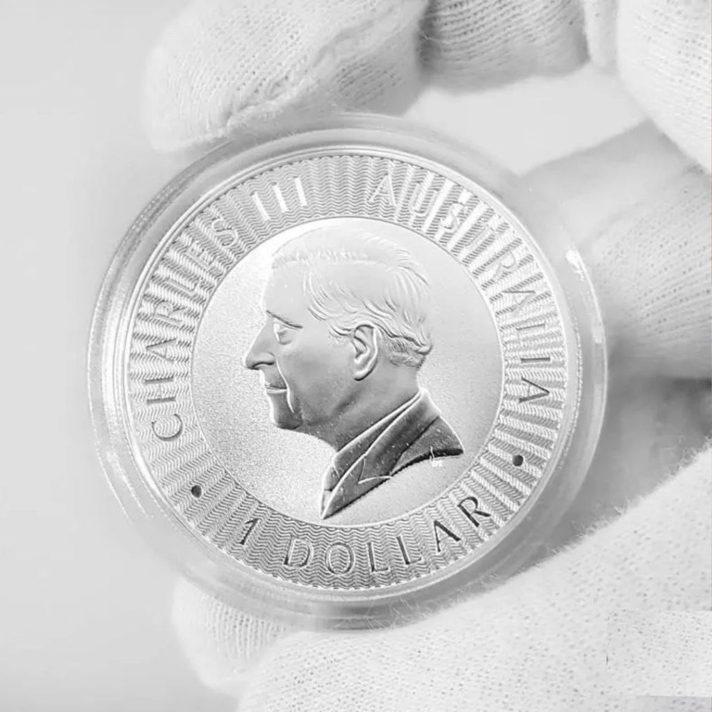 Koin Perak Silver Australian Kangoroo | Coin 1 OZ 1 Troy  (31.1 gram) Fine Silver 9999 - Pure Silver