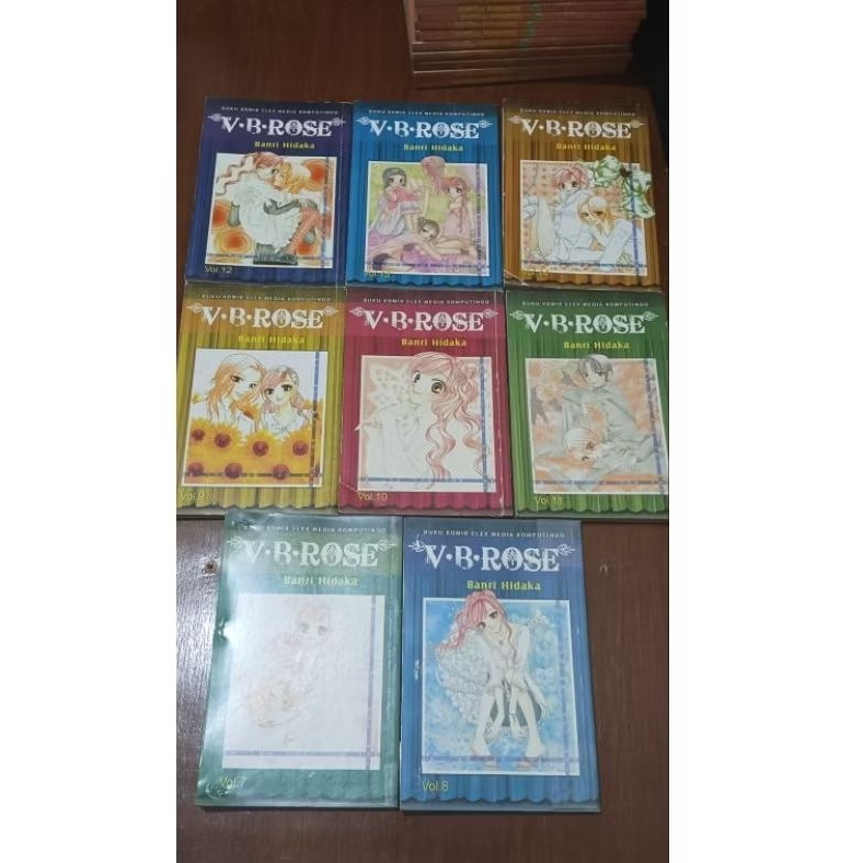 komik Banri Hidaka V.B.Rose / VB Rose preloved no 8-14, bisa ambil cabutan