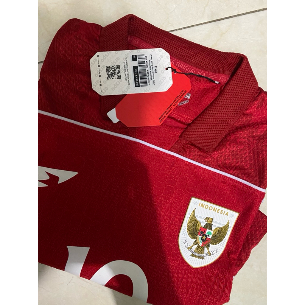 Jersey Player Issue Timnas Home Long Sleeve (M)