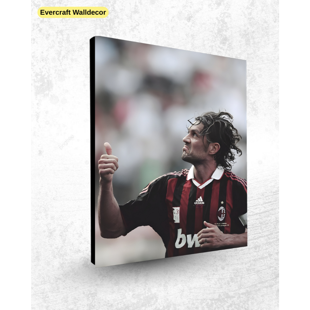 Poster Premium Paolo Maldini - AC Milan