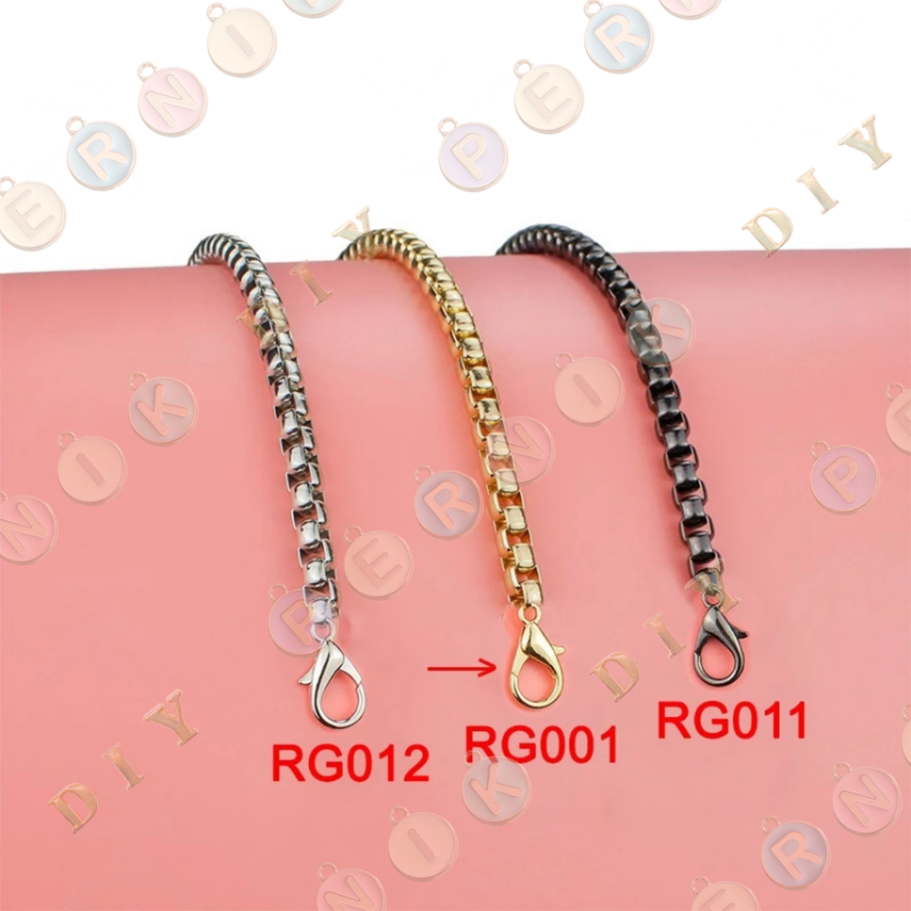 Asesoris Tas Rante Ulir EMAS MUDA - Rantai R001 / RG001 (Rantai + Gaitan) - Rante Wanita (IMPORT)