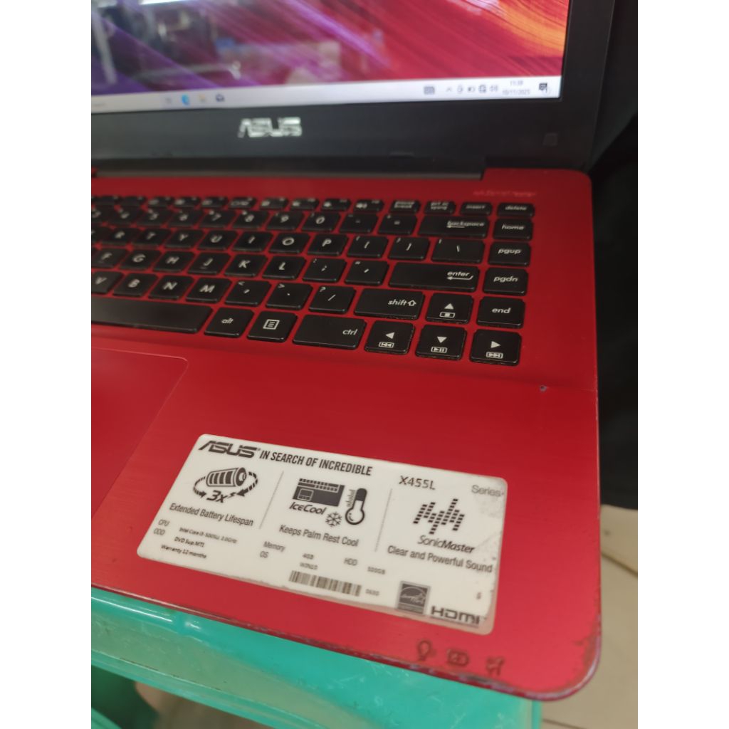 ASUS X455L CORE I3 VGA