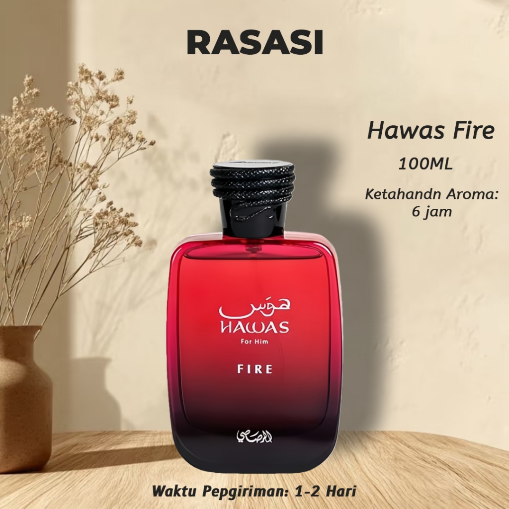 Rasasi Hawas Fire Edp 100ml/ Rasasi Hawas Ice/ Rasasi Hawas For Him/ Rasasi Daarej/ Rasasi Hawas/ Pa