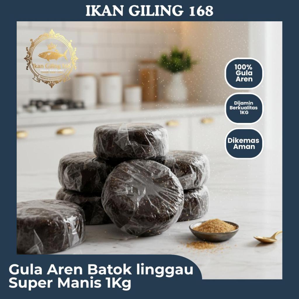 Gula Aren Batok Linggau Super Manis 1 Kg