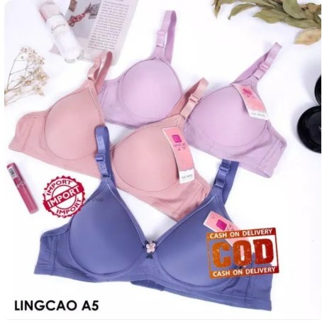 Lingcao A5 Bra Tanpa Kawat Ukuran 34-42  Murah meriah