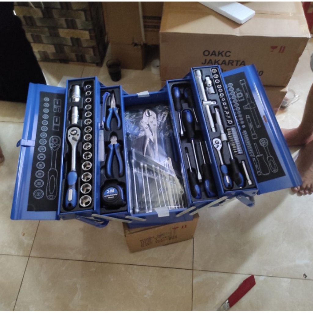 kunci shock set 91 pcs SANDS tool kit set 91 pcs