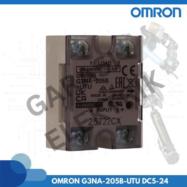 OMRON G3NA-205B-UTU DC5-24 BY OMZ solid state relay terbaru original