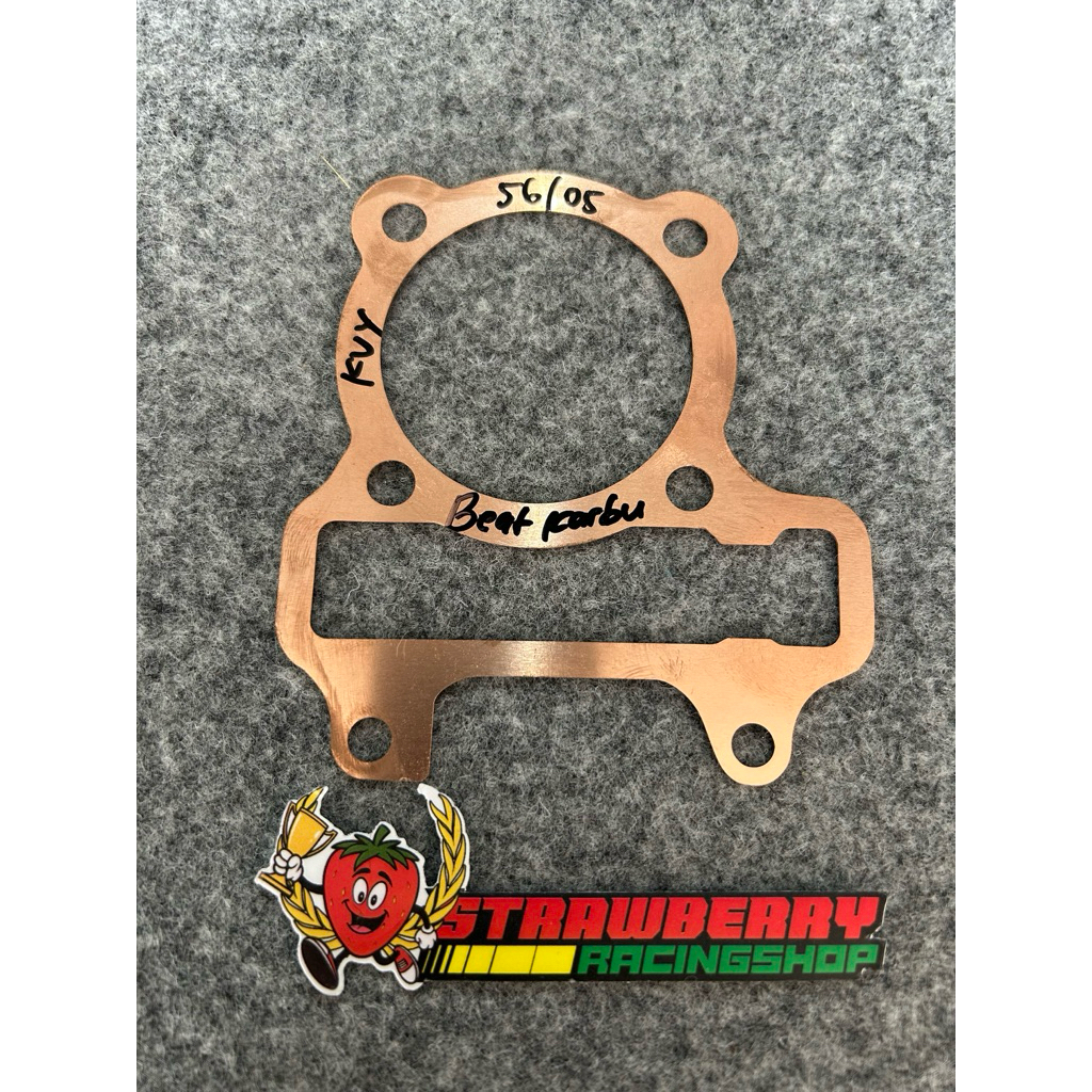 paking head tembaga beat karbu,scoopykarbu,dll,tebal 0,5,diameter 56mm