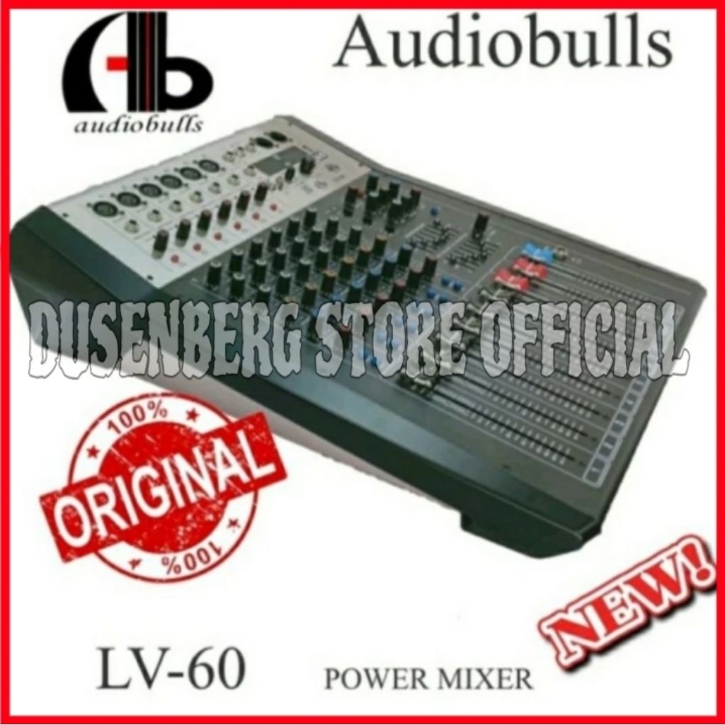 Power Mixer Audio AB Audiobulls Lv60 PREMIUM QUALITY Original