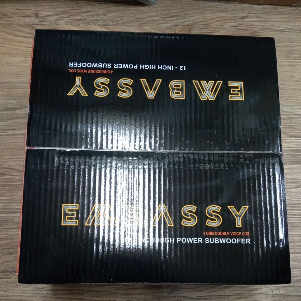 SUBWOOFER EMBASSY 12" EM -1289 / SUBWOOFER MOBIL EMB