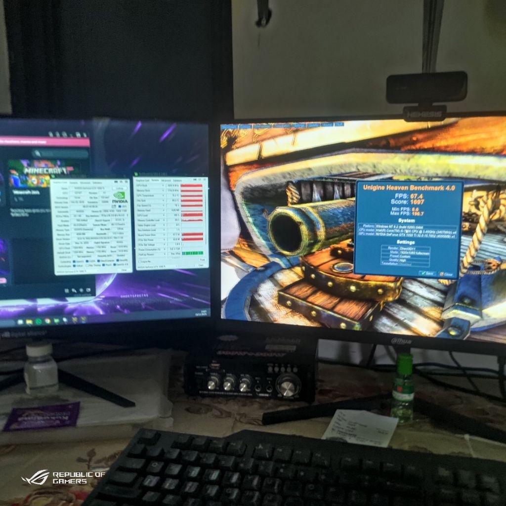 VGA Nvidia GeForce GTX 1050 TI tanpa pin power pcie