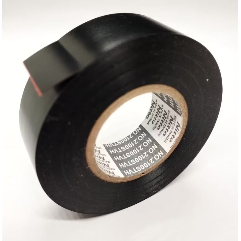 insulation tape nitto isolasi solasi black kable listrik