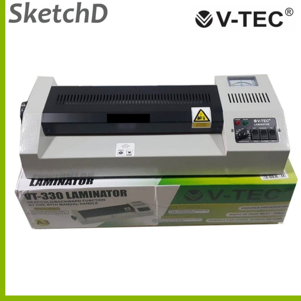 Mesin Laminator Panas V-tec Laminating Machine A4 F4 A3 vtec