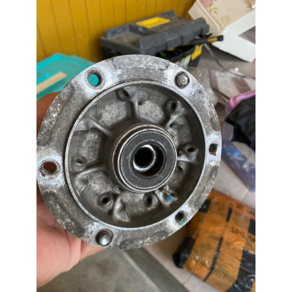 tromol depan klx hole 28 ori copotan