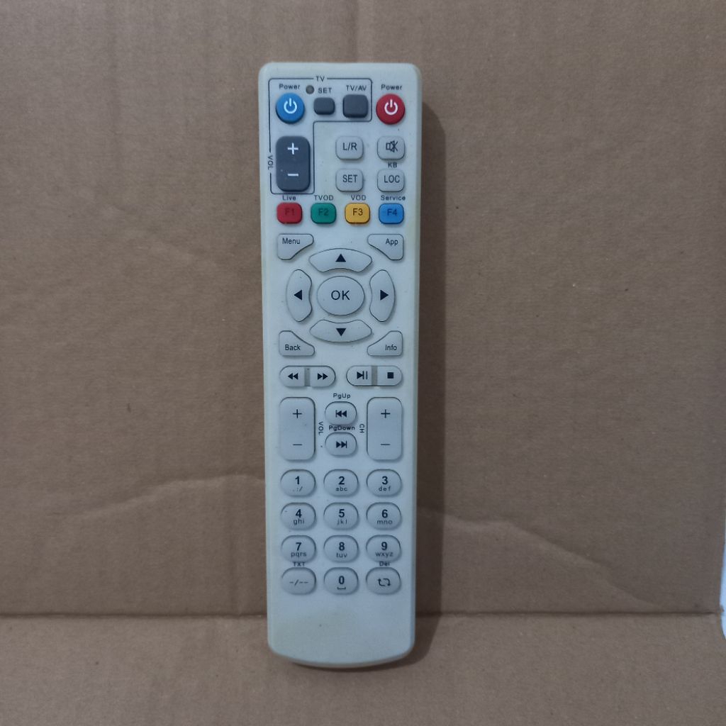 Remote Remot TV STB ZTE Indihome Original Asli .