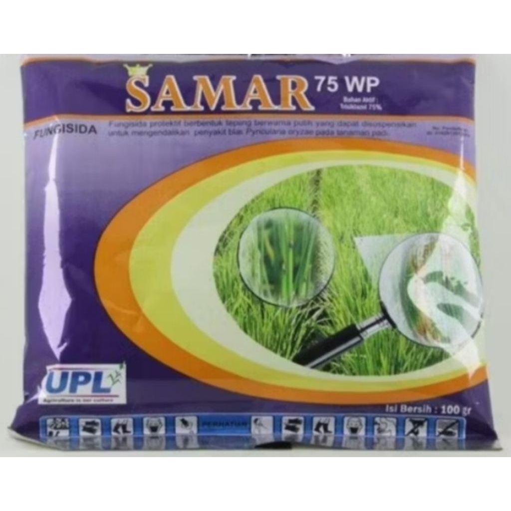 SAMAR 75 WP (Fungisida pengendali Blas pada tanaman Padi)