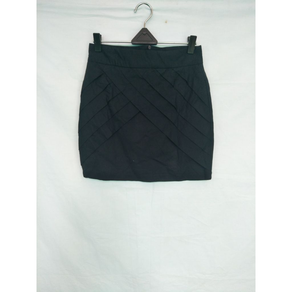rok mini sepan hitam polos wanita