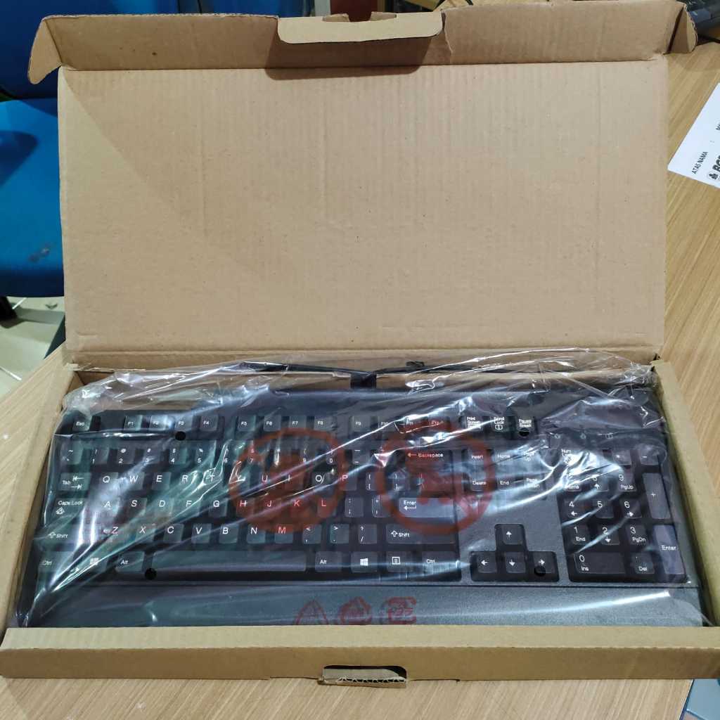 KEYBOARD USB LENOVO KB1021 NEW I Keyboard Komputer