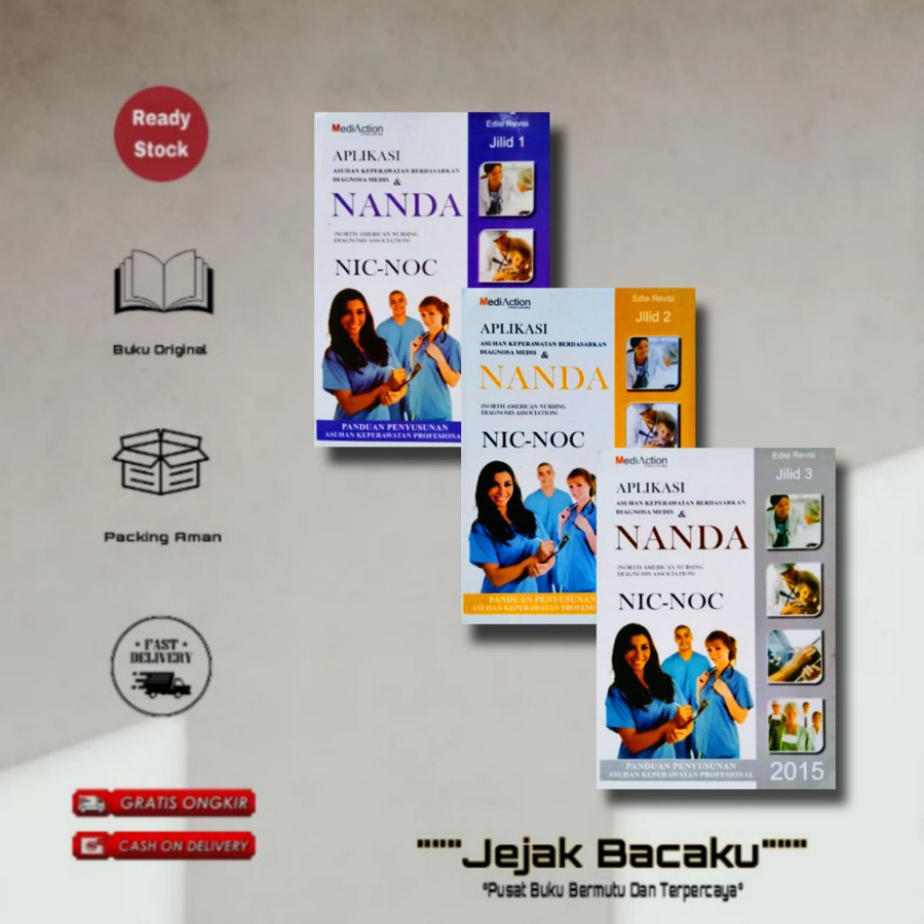 BUKU APLIKASI NANDA NIC NOC JILID 1, 2 DAN 3 TERMURAH