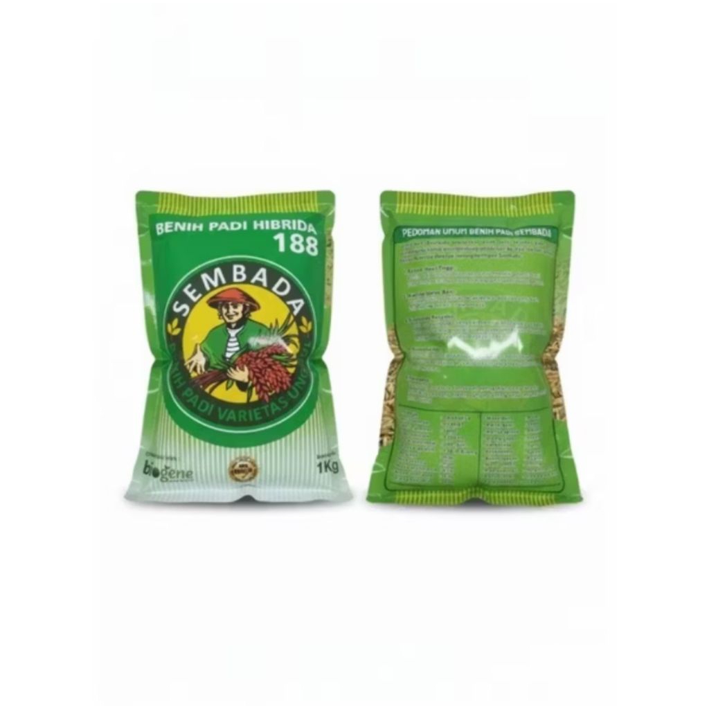 1 KG BENIH PADI HIBRIDA SEMBADA 188 SUPER ORIGINAL