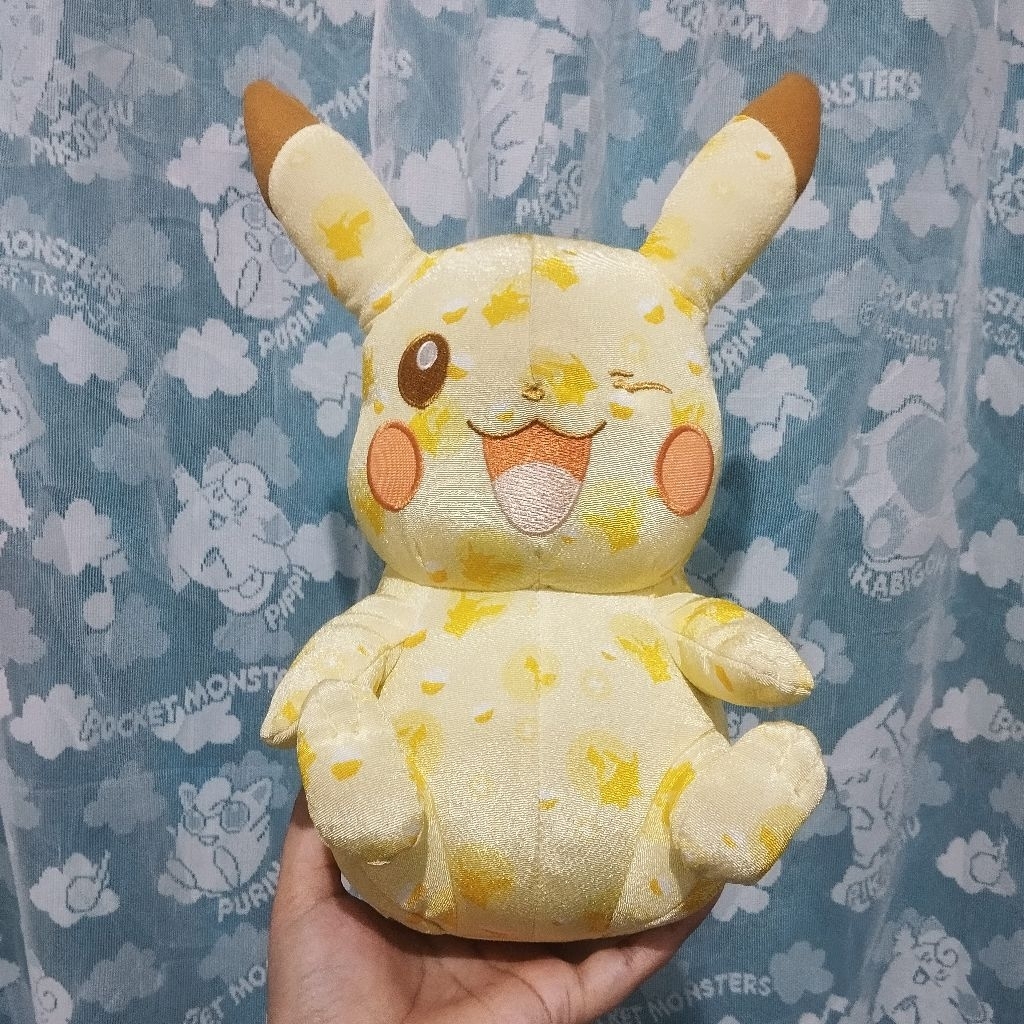 BONEKA POKEMON PIKACHU PATCHWORK tomy