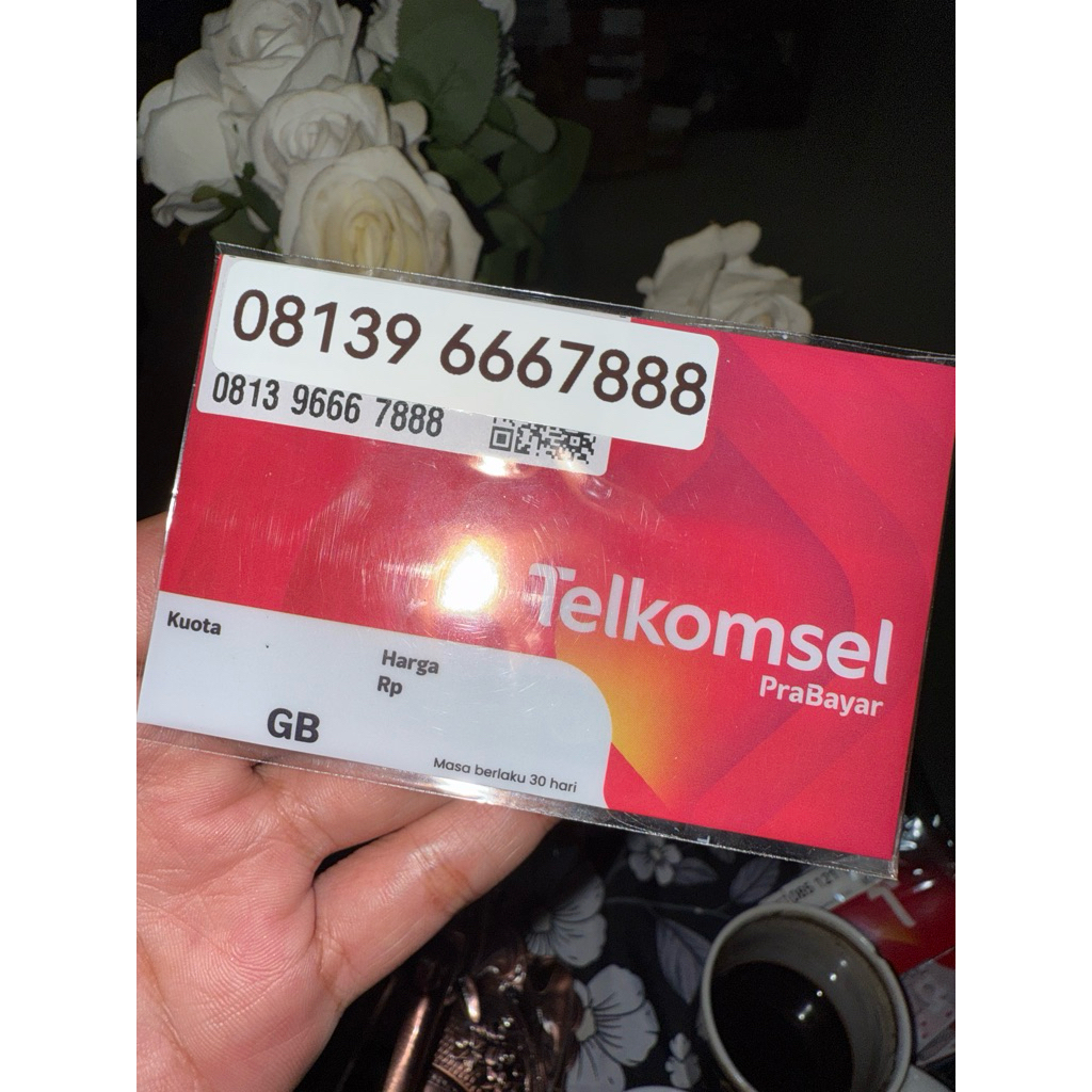 Nomor cantik Telkomsel Simpati kartu perdana Simpati cantik 96 966 9666 66 666 67 667 6667 678 6678 