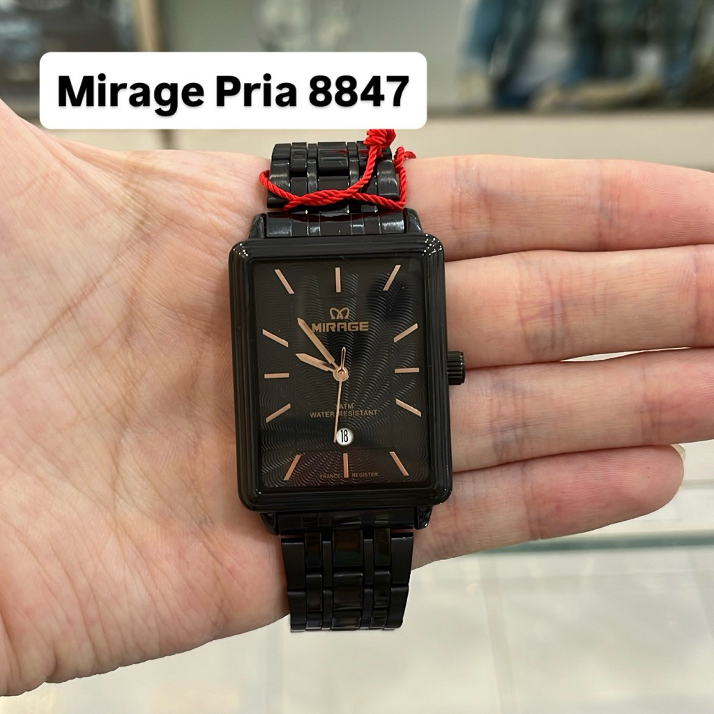 Jam Tangan Mirage 8847 Pria Hitam