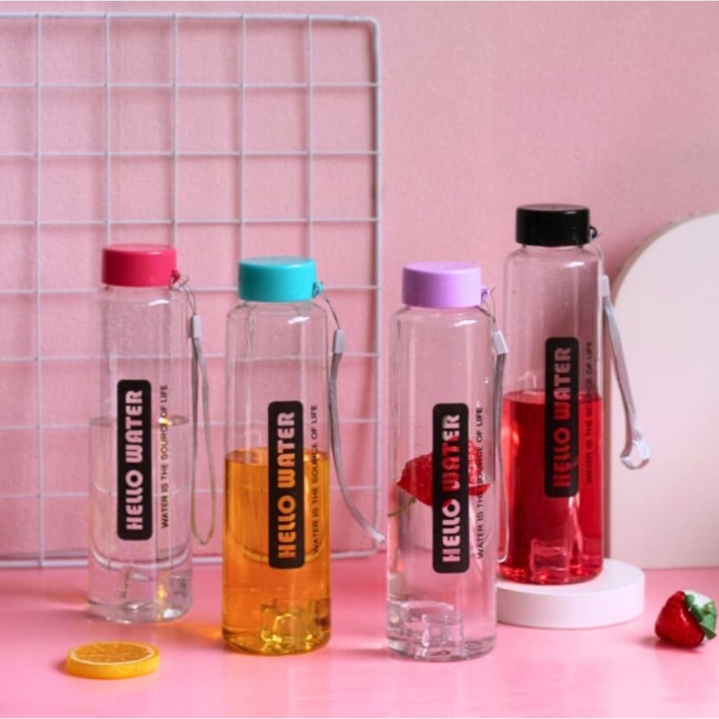 NEW BOTOL MINUM HELLO WATER 500ML