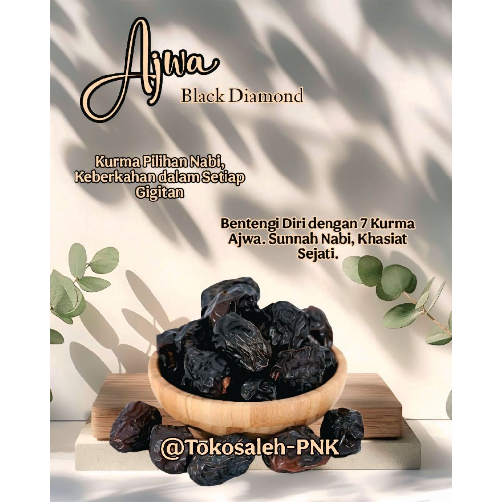Kurma Ajwa 100% Asli ORIGINAL Kurma Favorit Nabi