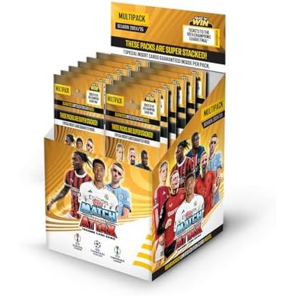Topps UEFA Champions League Match Attax 24/25 Trading and Collectible Card Game (Multipack of 12)