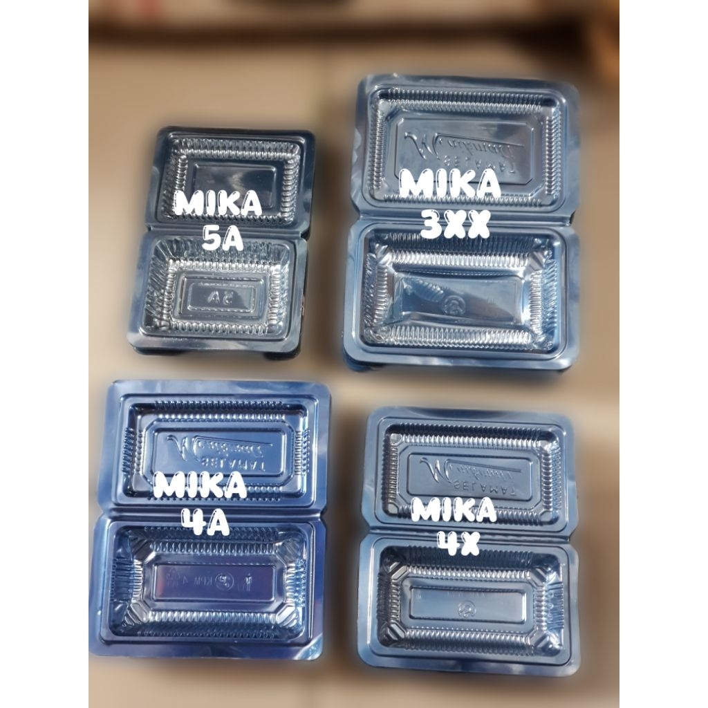 {100 pcs}mika 7C,6A,6X,6A Mega,5A,4A,4X,3A,3XX,tempat simpan kue ,nasi kuning,dll