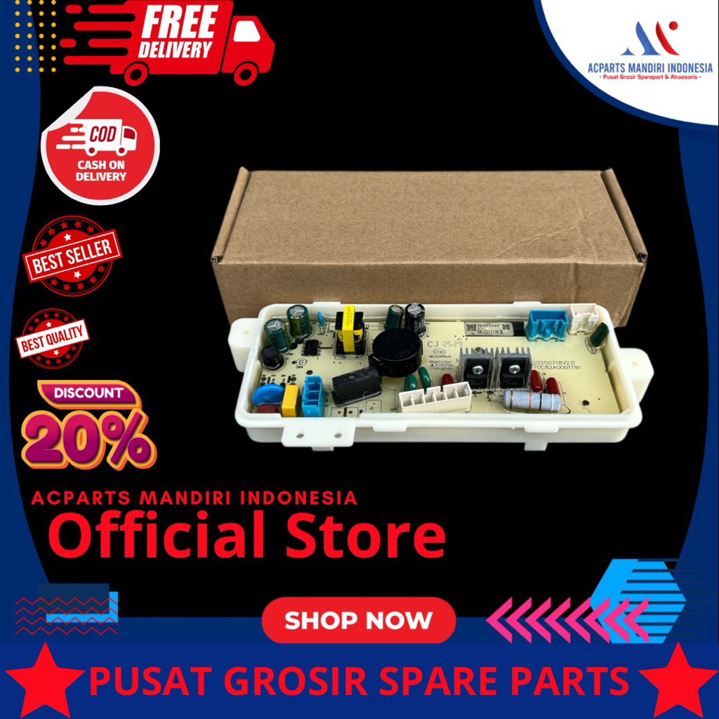 Modul PCB Mesin Cuci BEKO BTU7086 BTU8086 BTU9086
