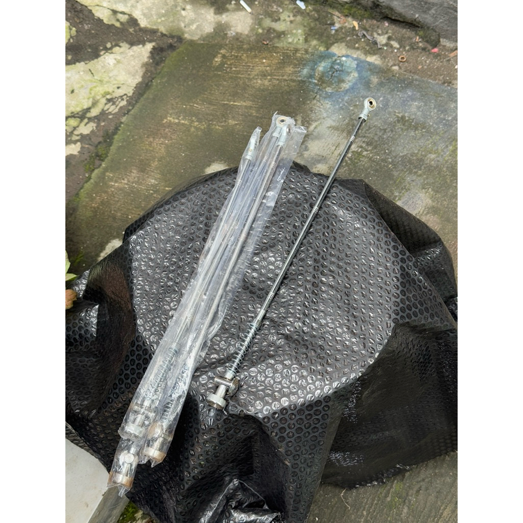 (bisa cod) Stik rem model stenlis stik rem belakang CB GL MP Tiger stenlis