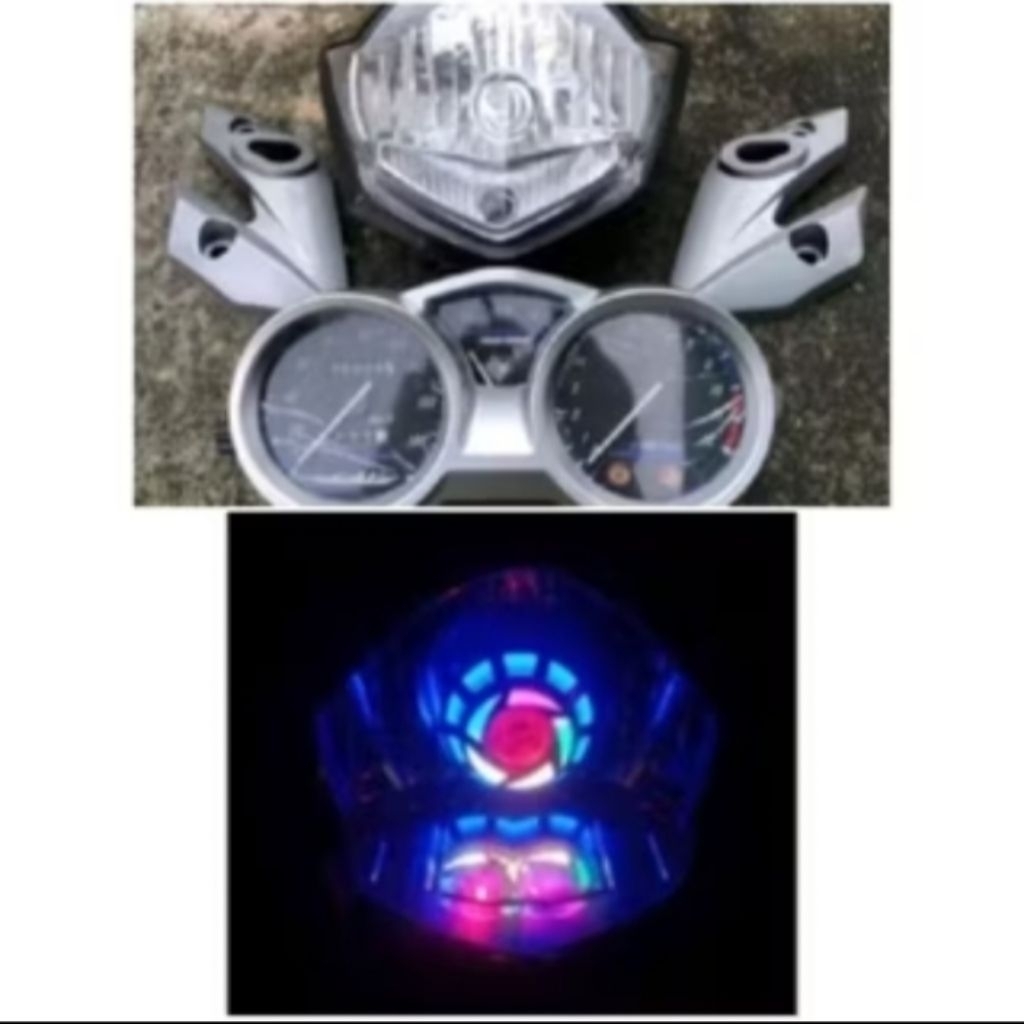 Paket LKS Vixion Old||Paket Lampu Depan Vixion Old Spidometer Vixion Old Plus Kupingan Lampu Sen Dep