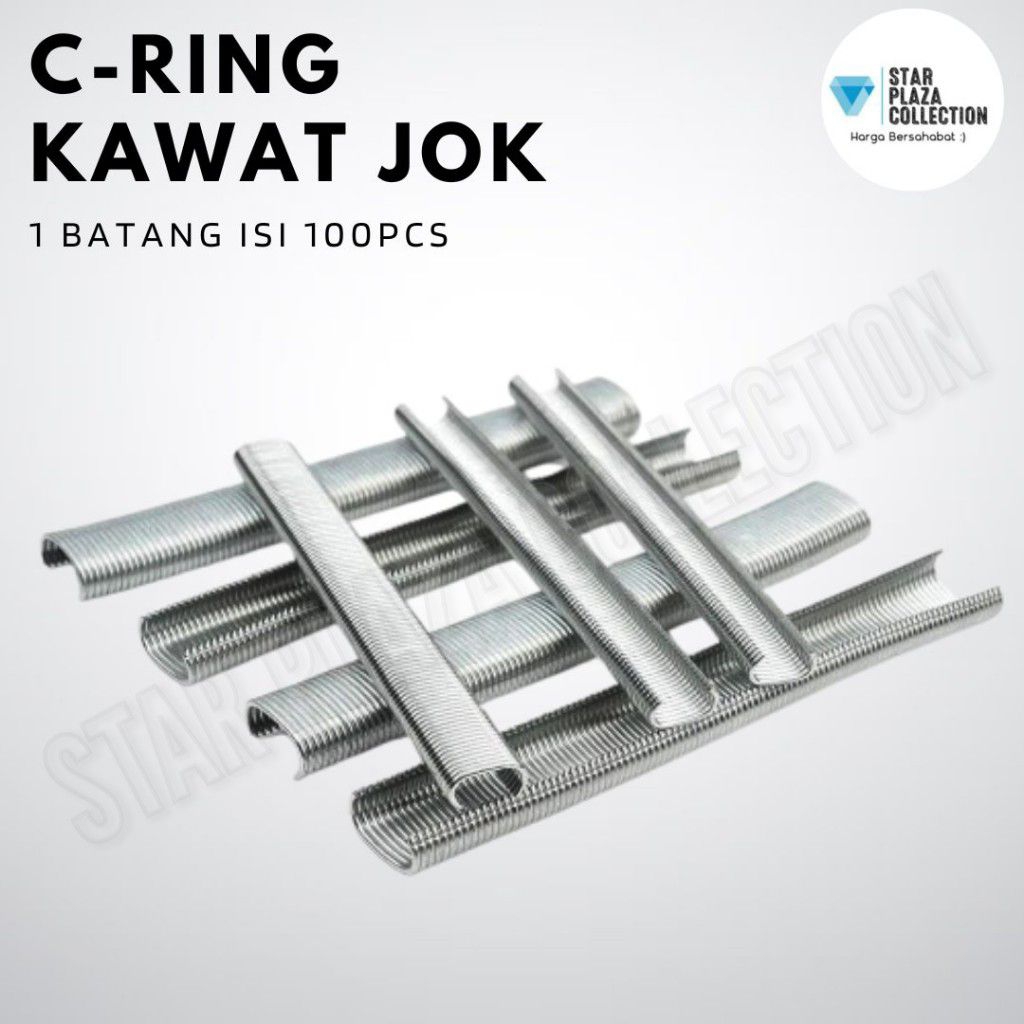 C Ring Pengunci Jok Mobil Sofa Spring Bed - PER 1 BATANG ISI 100PCS