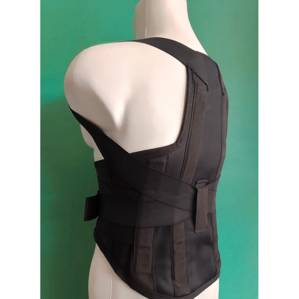 Korset TLSO (Thoraco Lumbal Sacral Orthosis) Premium / Korset Premium Penyangga Tulang Belakang Atas