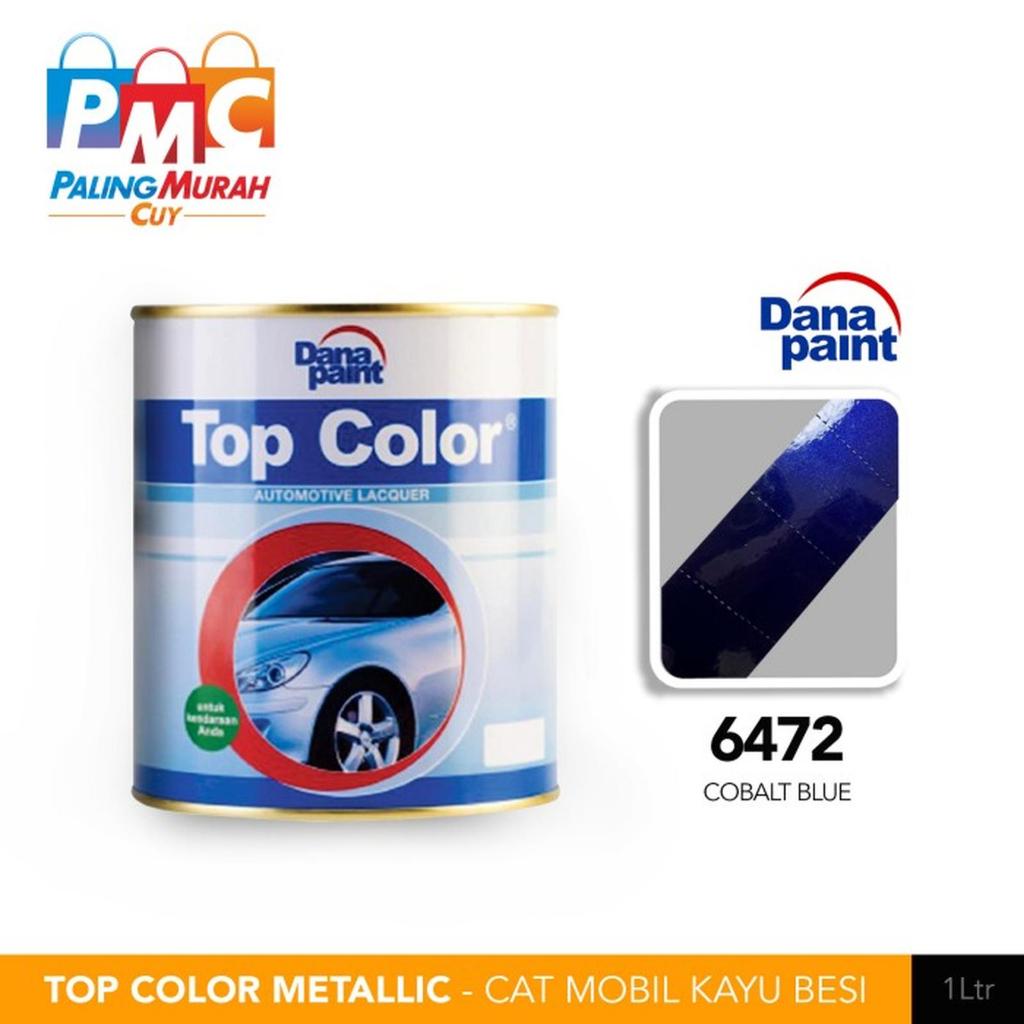 TOP COLOR COBALT BLUE 223-6472 / CAT DUCO BIRU METALIK TOPCOLOR 6472