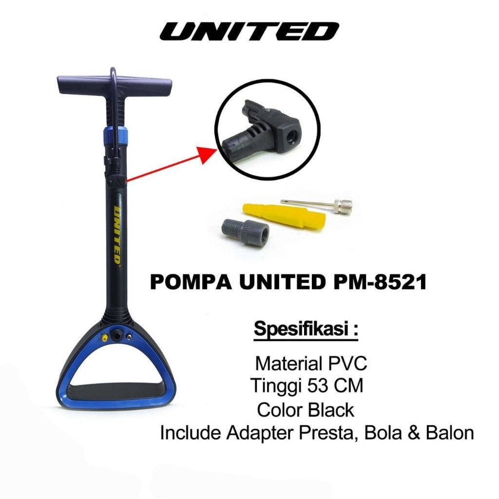MASIH PRODUKSI PRE ORDER POMPA SEPEDA TIPE 8521 8800 UNITED URBAN