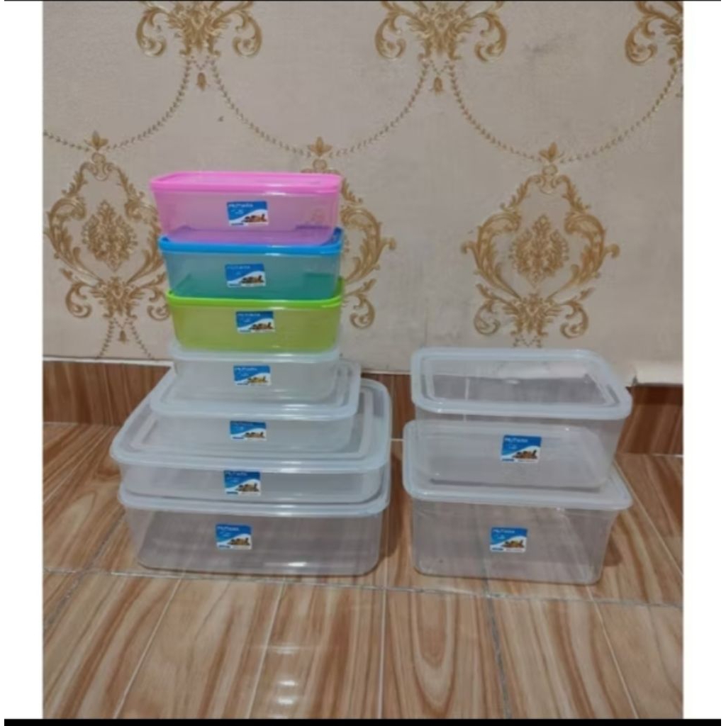 Kotak KMP Plastik  / Food Box / Tempat Bekal / Mutiara pack