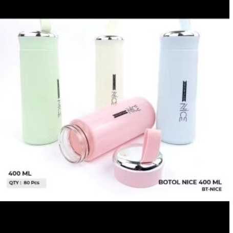 BOTOL MINUM TUMBLR 400ML/BOTOL TUMBLR ANAK/WARNA RANDOM