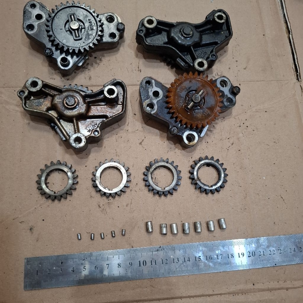 Pin Pen Gir Gear Lawan Penahan Tahanan Pompa Oli Oil Pump Pompa Oli Oil Jet Bosh Busing Supra X 125 