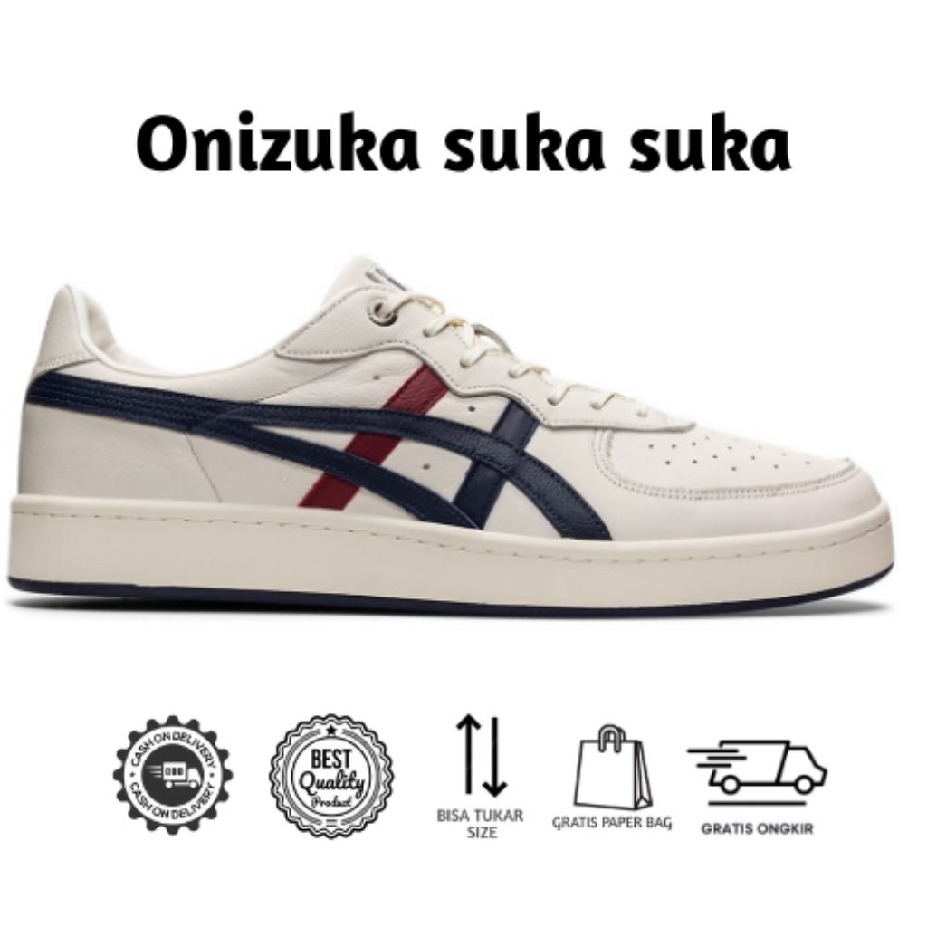 Sepatu Onitsuka Tiger GSM SD Cream Navy Red
