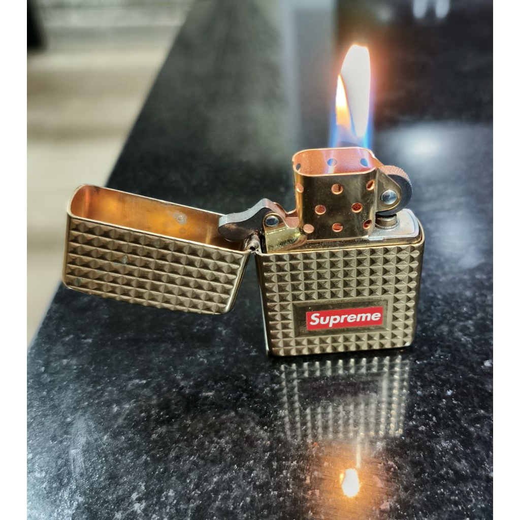 Collector Item Zippo Supreme Studded Gold