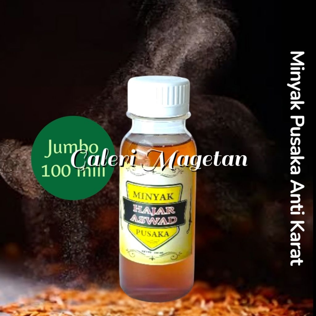 Minyak Perawatan Pusaka Hajar Aswad Isi 100 Mili Jumbo Kode Jm45